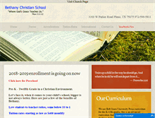 Tablet Screenshot of planochristianschool.com